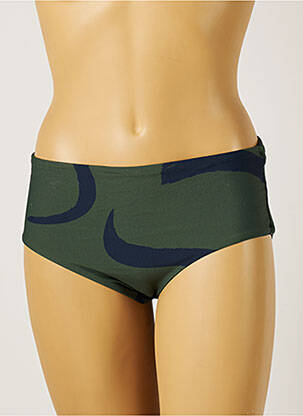 Chiloți de baie chilot scurt chilot scurt verde SEAFOLLY femeie