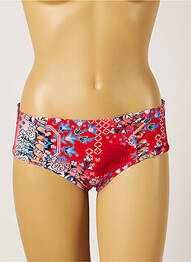 Chiloți de baie imprimeu floral chilot scurt roșu SEAFOLLY femme