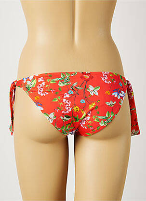 Chiloți de baie imprimeu floral bikini roșu TESSY femeie