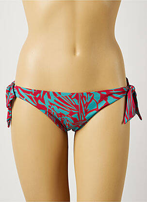 Chiloți de baie imprimeu tie and dye bikini roz MOONTIDE femeie