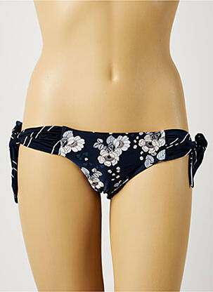 Chiloți de baie imprimeu floral bikini albastru SEAFOLLY femeie