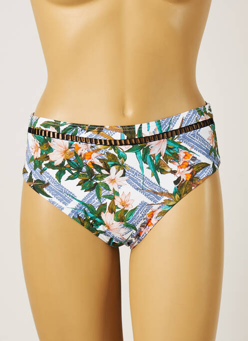 Chiloți de baie alb MOONTIDE femeie