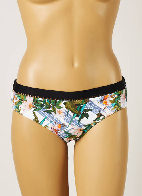 Chiloți de baie alb MOONTIDE femeie