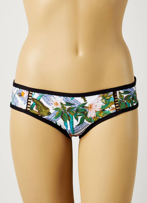 Chiloți de baie alb MOONTIDE femeie