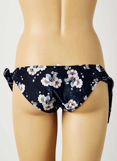 Chiloți de baie imprimeu floral bikini albastru SEAFOLLY femme