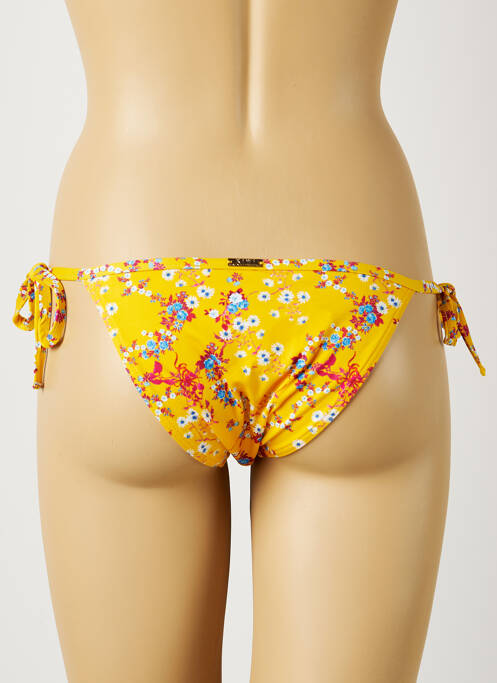 Chiloți de baie galben KIWI femeie