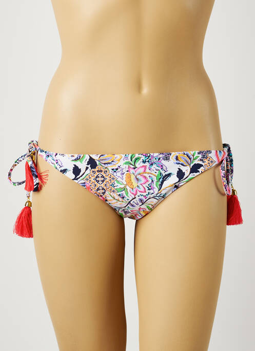 Chiloți de baie alb MOONTIDE femeie