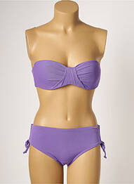 Costum de baie din două piese elasticitate top sutien modelat violet YSABEL MORA femeie