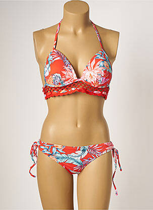 Costum de baie din două piese roșu DAG ADOM femeie