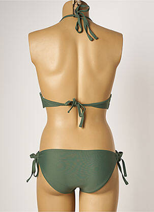 Costum de baie din două piese elasticitate top sutien modelat verde DAG ADOM femeie