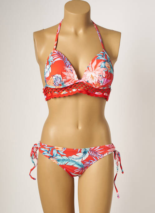 Costum de baie din două piese roșu DAG ADOM femeie