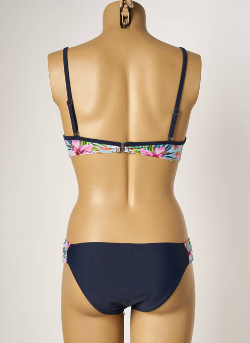 Costum de baie din două piese albastru MISS CARAÏBES femeie