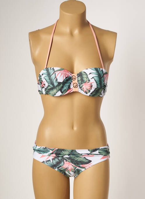 Costum de baie din două piese verde LPB femeie