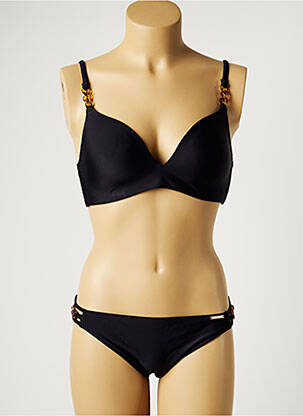 Costum de baie din două piese elasticitate top triunghiuri negru YSABEL MORA femeie