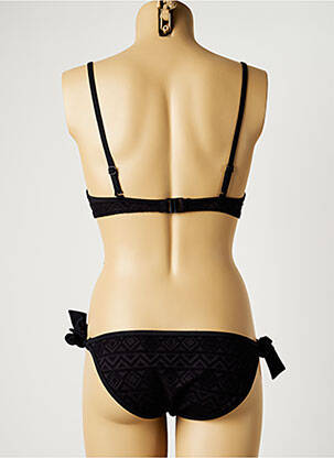 Costum de baie din două piese elasticitate top sutien modelat negru LITTLE MARCEL femeie