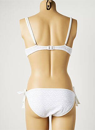 Costum de baie din două piese elasticitate top sutien modelat alb LITTLE MARCEL femeie