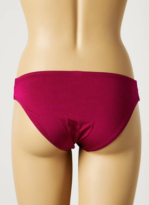 Chiloți de baie efect material satinat chiloți roz KIWI femme