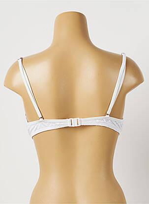 Sutien de costum de baie bretele elastice reglabile top sutien push-up alb LITTLE MARCEL femeie