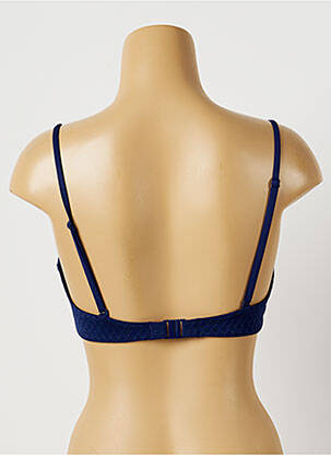 Sutien de costum de baie elasticitate top bentiță albastru CHERRY BEACH femeie