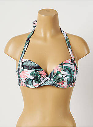 Sutien de costum de baie elasticitate top sutien modelat verde LPB femeie