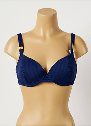 Sutien de costum de baie elasticitate top sutien modelat albastru CHERRY BEACH femeie