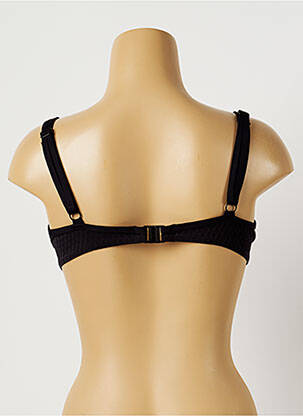 Sutien de costum de baie elasticitate top sutien modelat negru CHERRY BEACH femeie