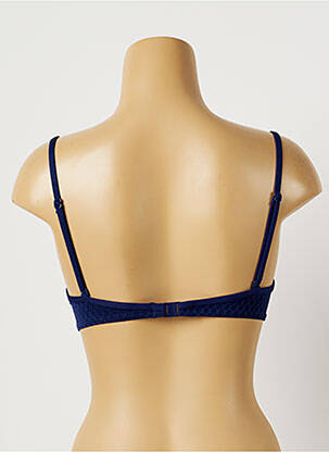 Sutien de costum de baie elasticitate top sutien push-up albastru CHERRY BEACH femeie
