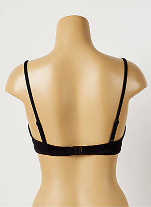 Sutien de costum de baie elasticitate top bentiță negru CHERRY BEACH femeie