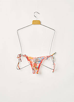 Chiloți de baie imprimeu tie and dye bikini portocalie RIO DE SOL femeie