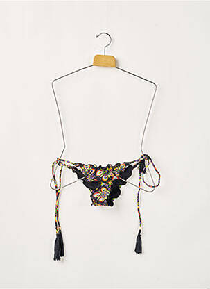 Chiloți de baie imprimeu floral bikini negru RIO DE SOL femeie