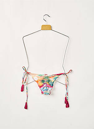 Chiloți de baie imprimeu tie and dye bikini roz RIO DE SOL femeie