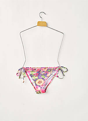 Chiloți de baie imprimeu tie and dye bikini roz YSABEL MORA femeie