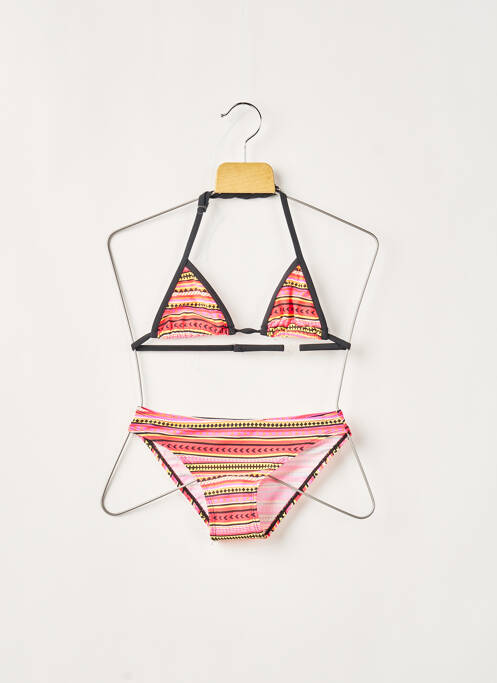 Costum de baie din două piese roșu LAGON BLEU fată