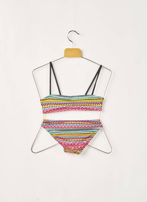 Costum de baie din două piese violet PLAGE DU SUD fată