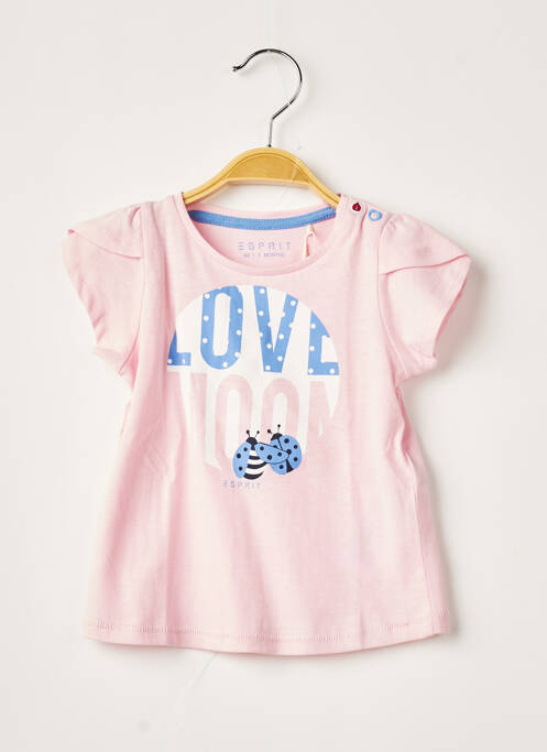 Tricou roz ESPRIT fată
