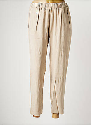 Pantalon slim bej AMS PURE femeie