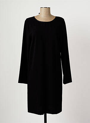 Rochie midi mâneci lungi mâneci lungi negru HARTFORD femeie