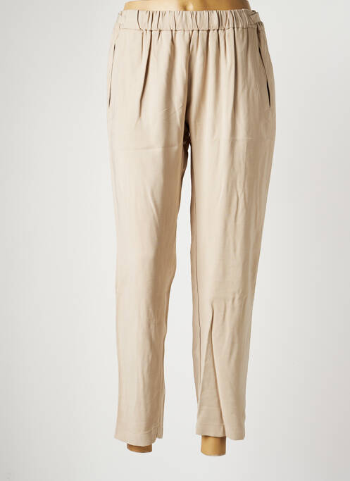 Pantalon slim bej AMS PURE femeie