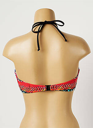 Sutien de costum de baie elasticitate top bentiță roșu FREYA femeie
