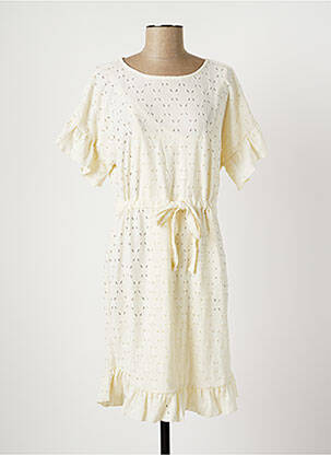 Rochie midi bej PIECES femeie