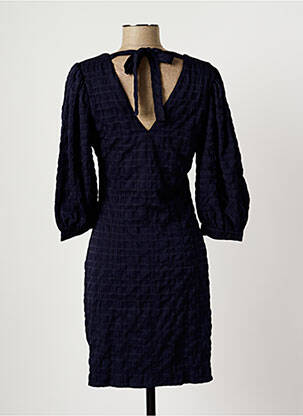 Rochie scurtă mâneci 3/4 mâneci 3/4 albastru OBJECT femeie