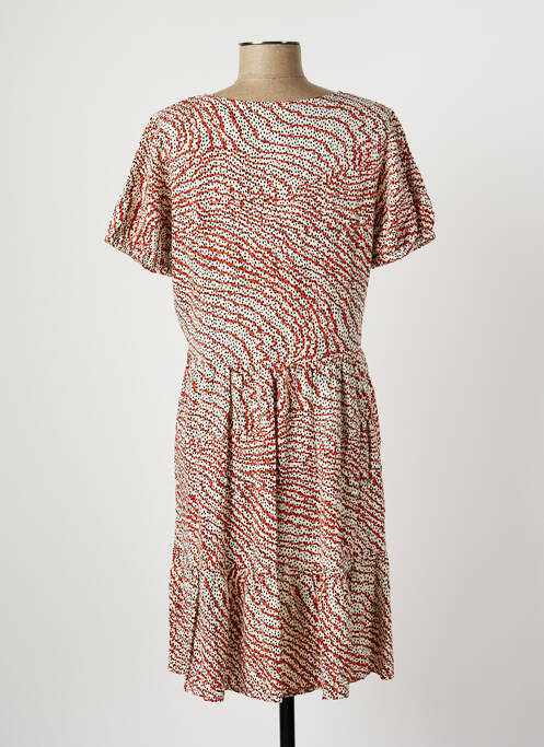 Rochie midi portocaliu VILA femeie