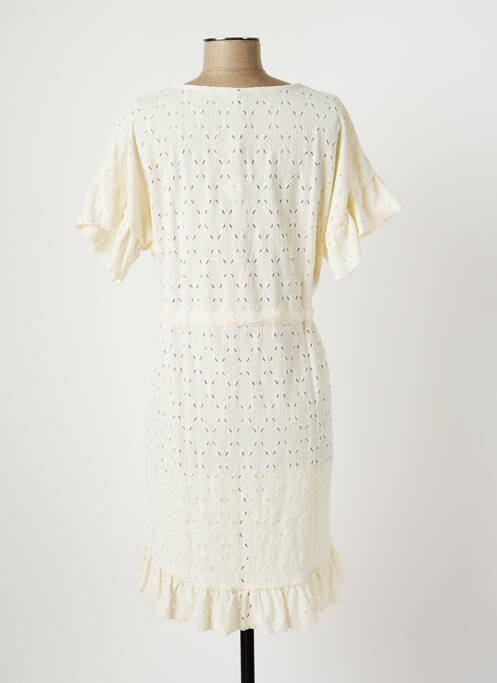 Rochie midi bej PIECES femeie