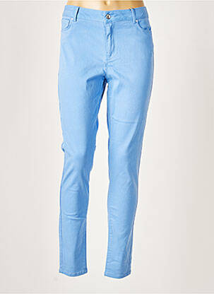 Pantalon slim albastru VERO MODA femeie