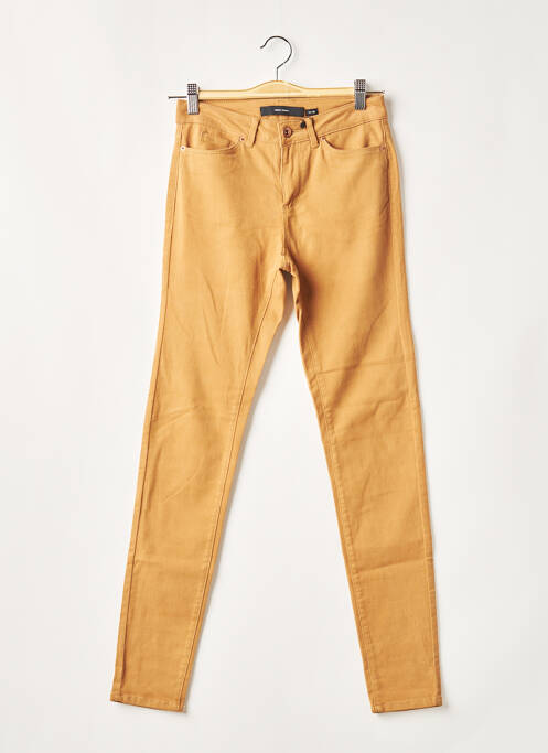 Pantalon slim maro VERO MODA femeie