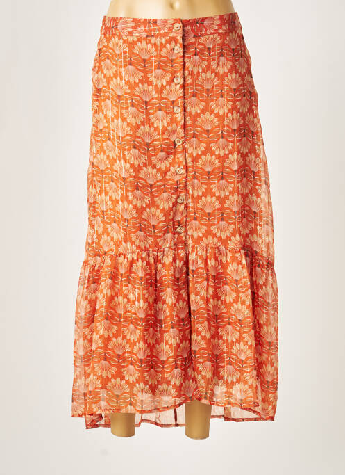 Fustă lungă portocaliu VERO MODA femeie
