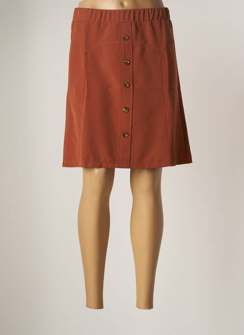 Fustă midi maro MULTIPLES femeie