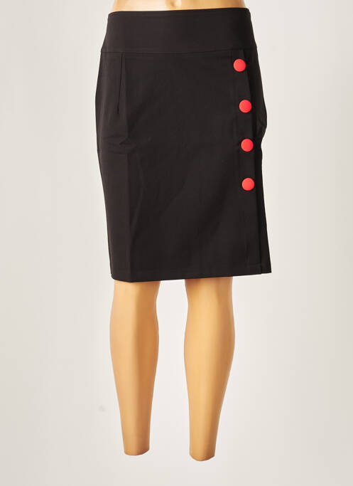 Fustă midi negru MULTIPLES femeie