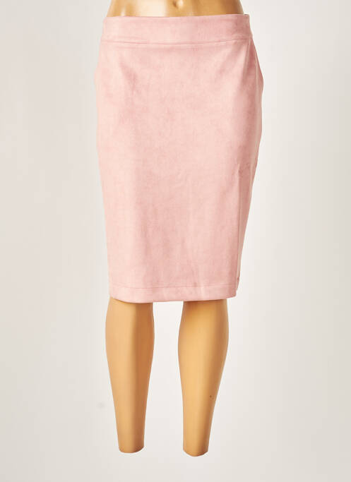 Fustă midi roz MULTIPLES femeie