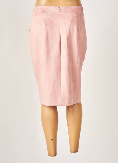 Fustă midi roz MULTIPLES femeie